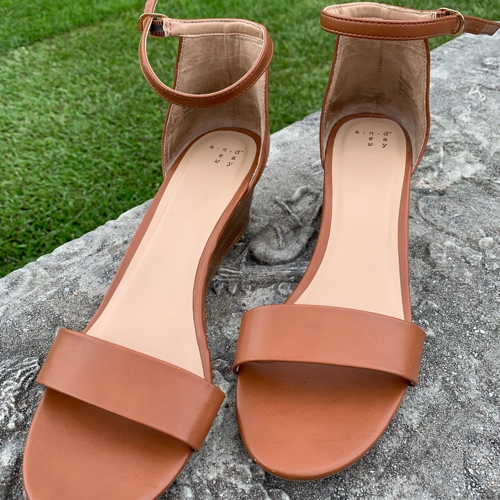 A New Day Cognac Heeled Sandals